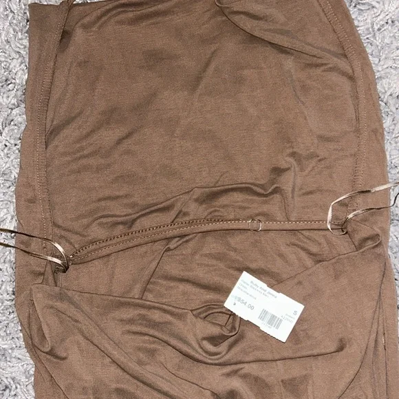 Ruby and Jenna Taupe Halter Dress Size Small NWT - Picture 5 of 6